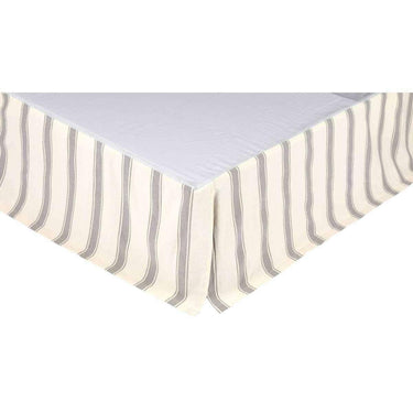 Grace Bed Skirts Creme, Nickel Grey VHC Brands - The Fox Decor